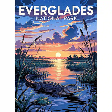 Everglades National Park Puzzle Alligator by MakeYourPuzzles